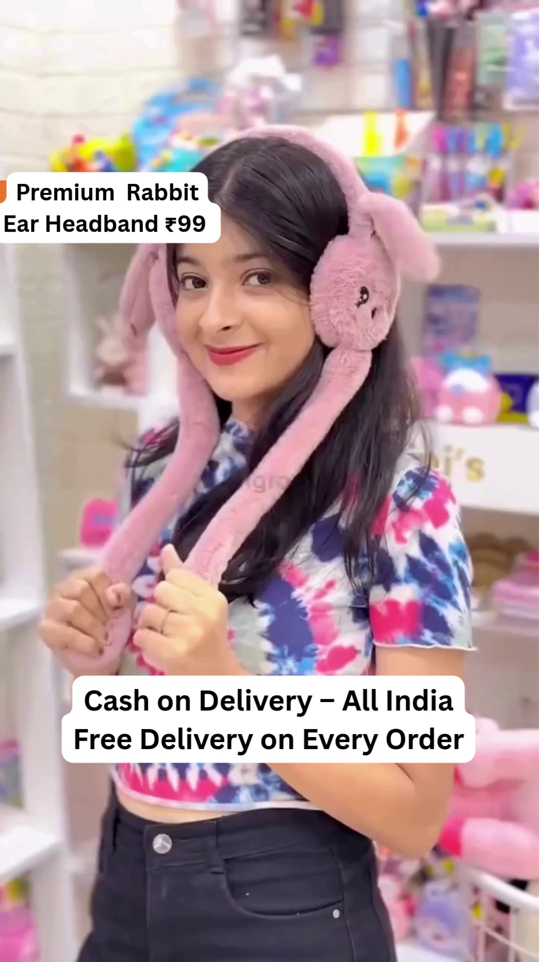 Cute Premium Rabbit Ear Headband