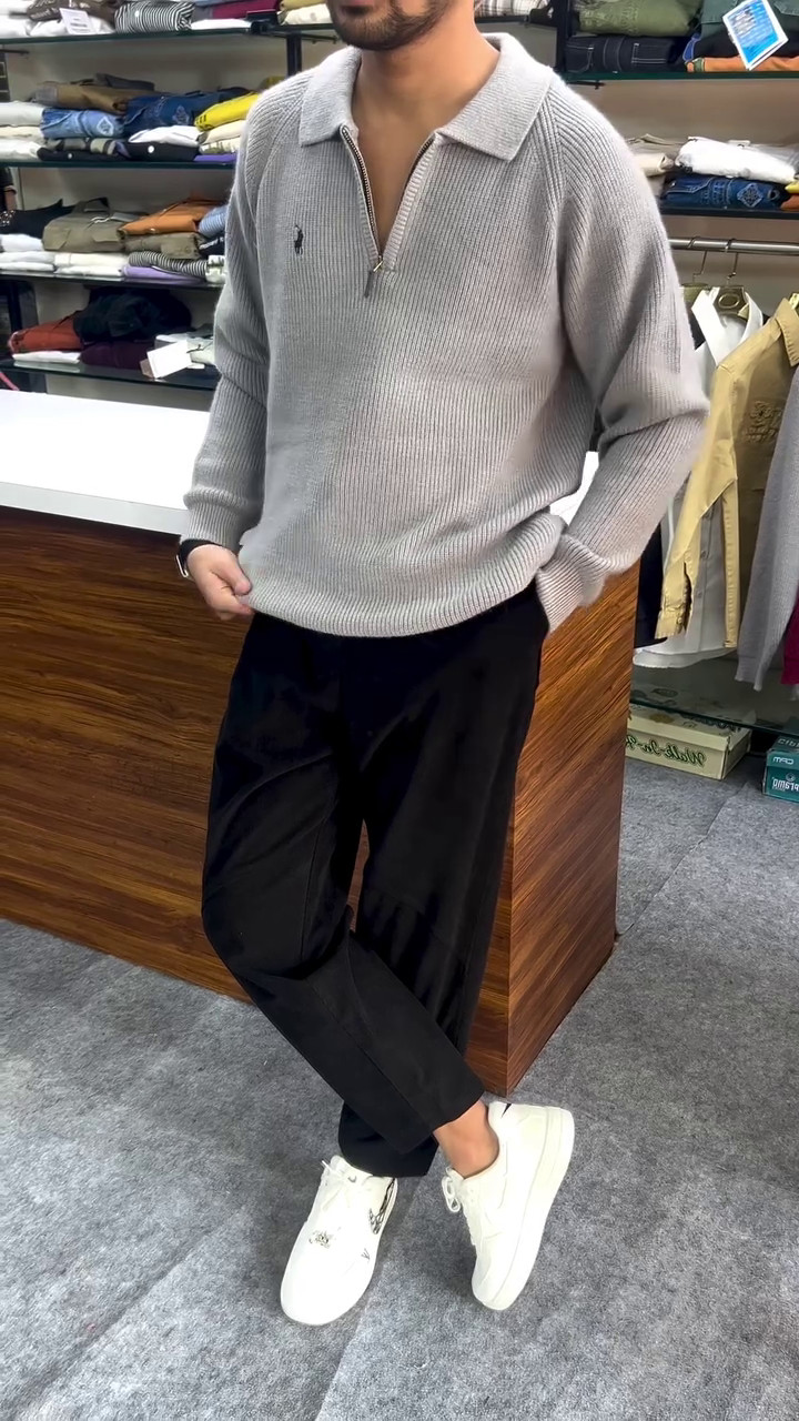 Classic Cable Knit Winter Sweater