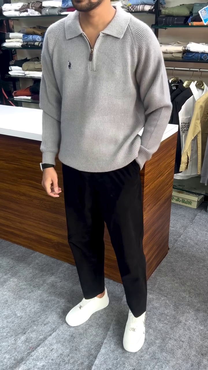 Classic Cable Knit Winter Sweater