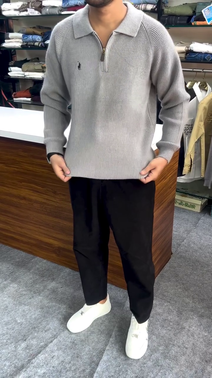 Classic Cable Knit Winter Sweater