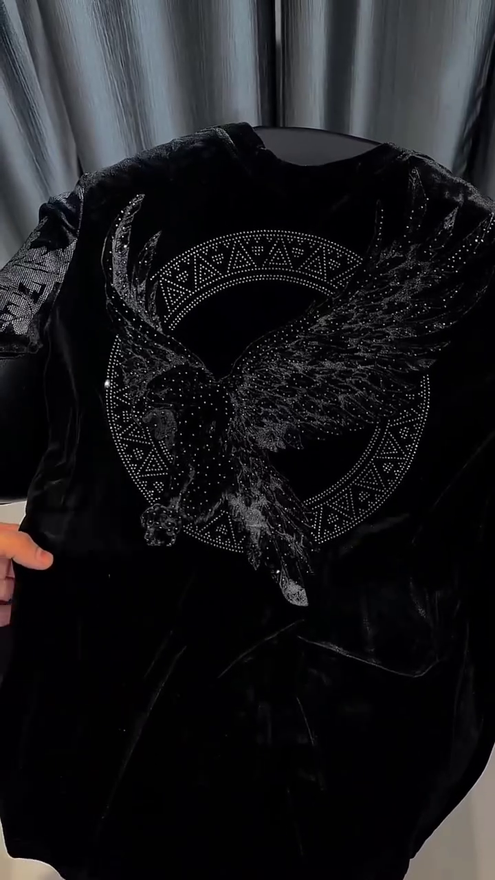 Premium Black Graphic Sweatshirt