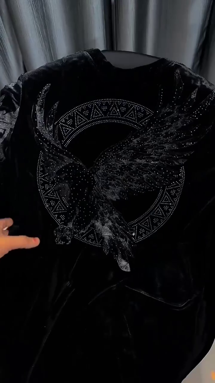 Premium Black Graphic Sweatshirt