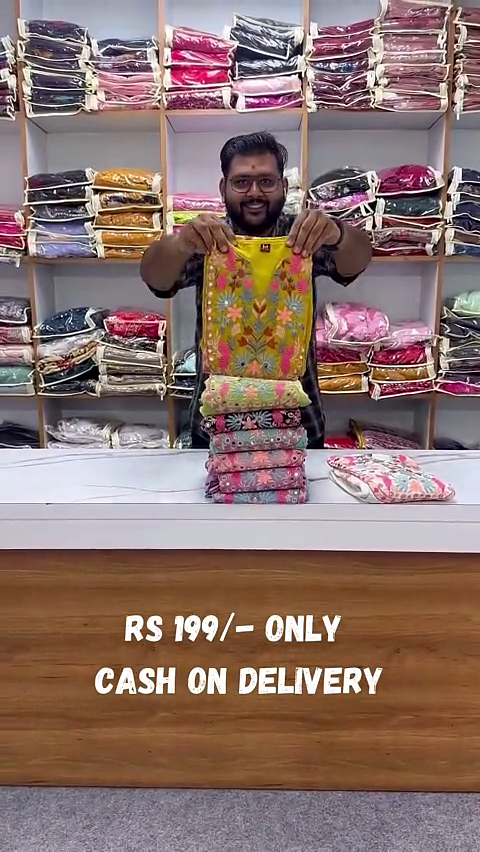 Elegant Embroidered Kurti – Ready to Wear