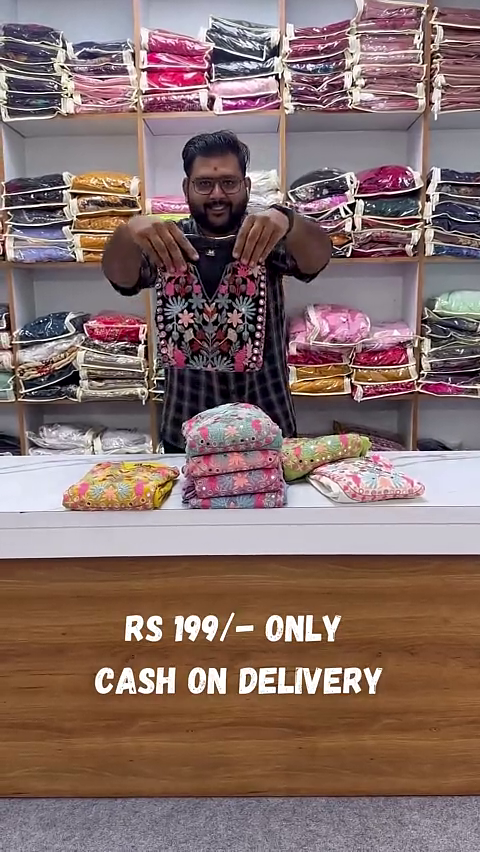 Elegant Embroidered Kurti – Ready to Wear