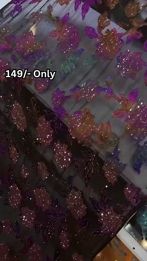 Designer Shimmer Net Fabric