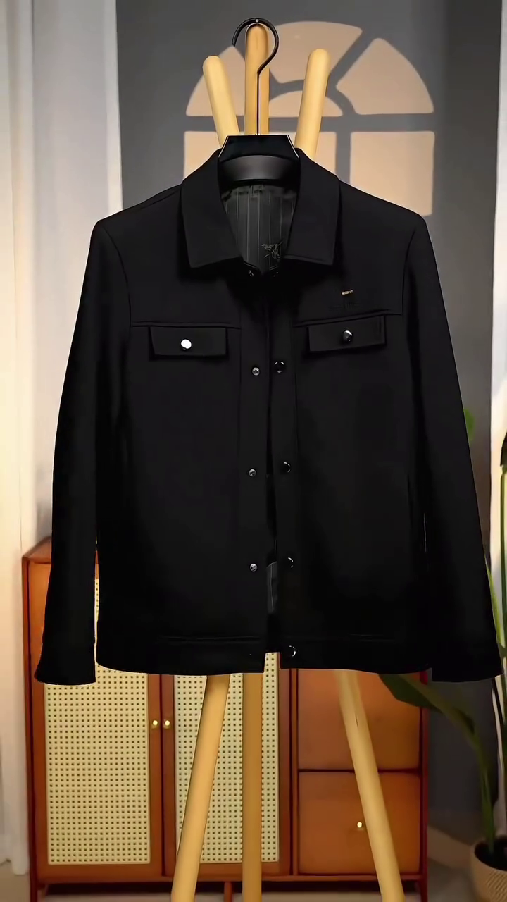 Premium Black Jacket – Sharp & Stylish