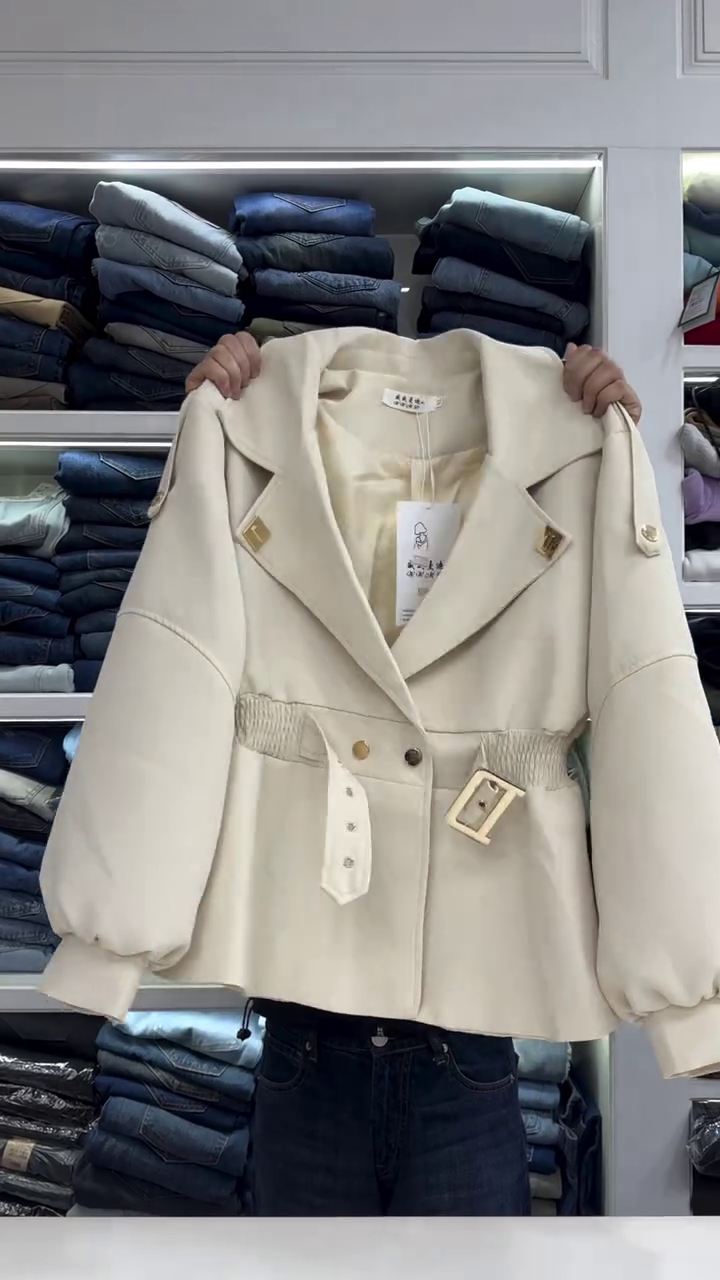 Stylish Belted Blazer for Women