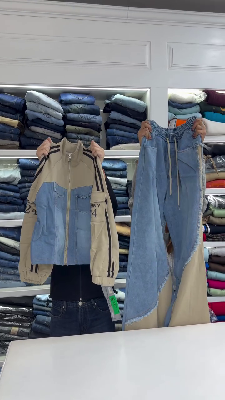 Trendy Denim Co-Ord Set