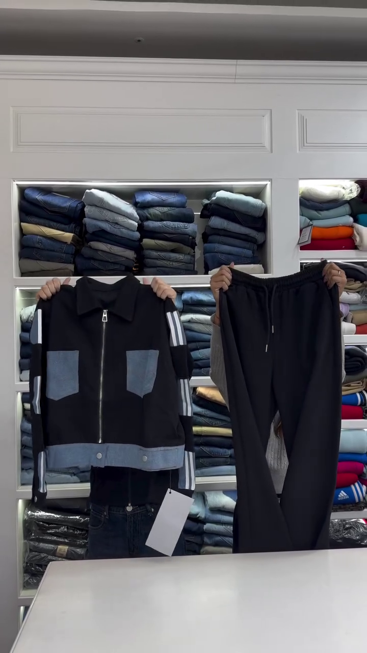 Trendy Denim Co-Ord Set