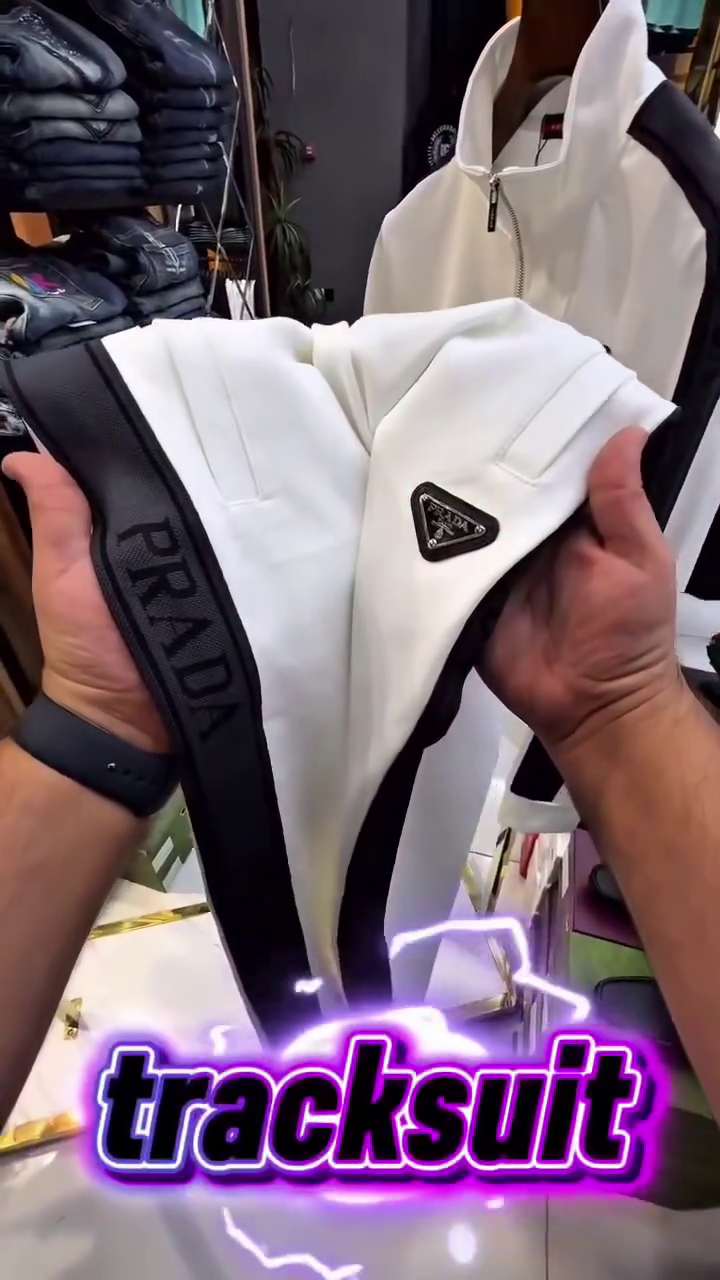 Premium White Track Suit – Street Luxury Look