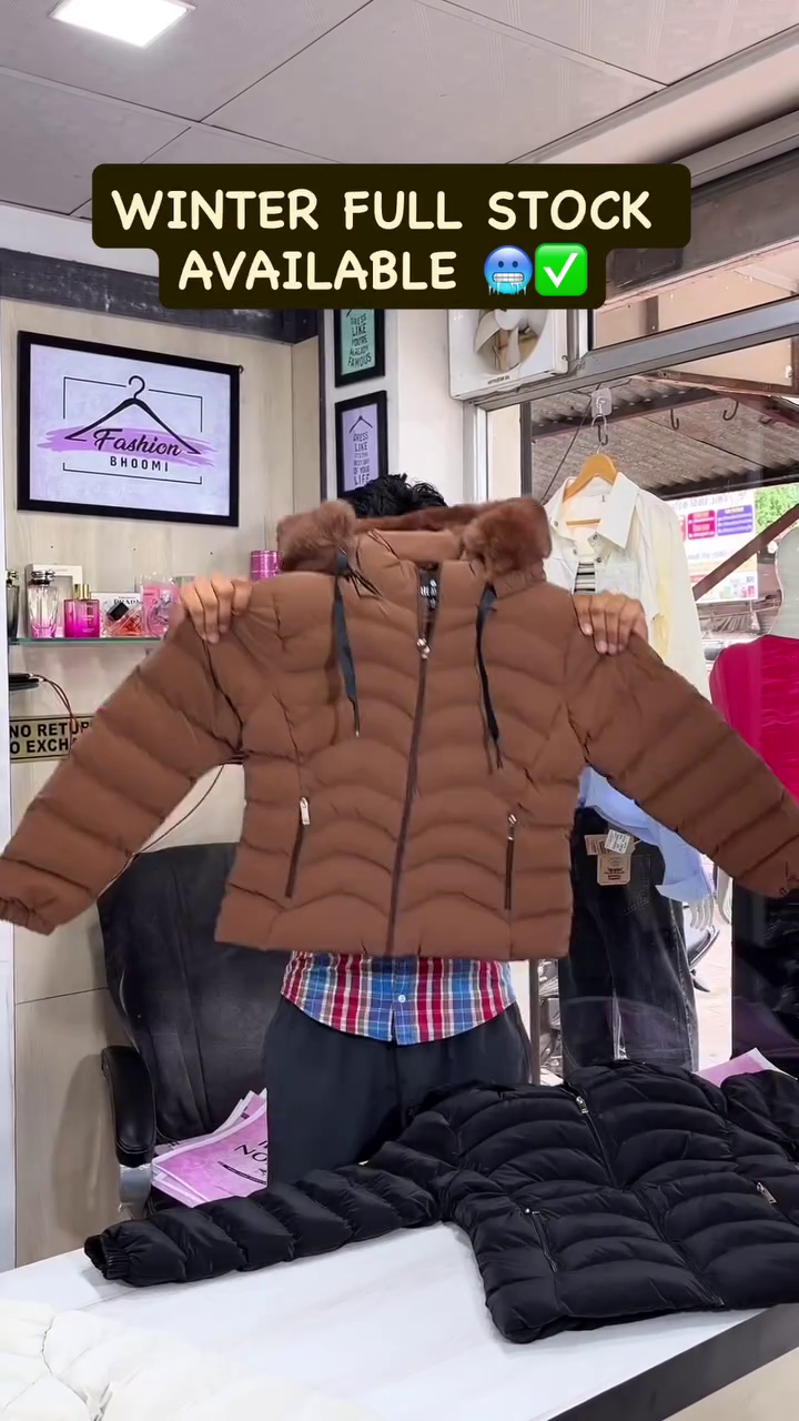 Ultra-Warm White Puffer Jacket – Winter Full Stock Available