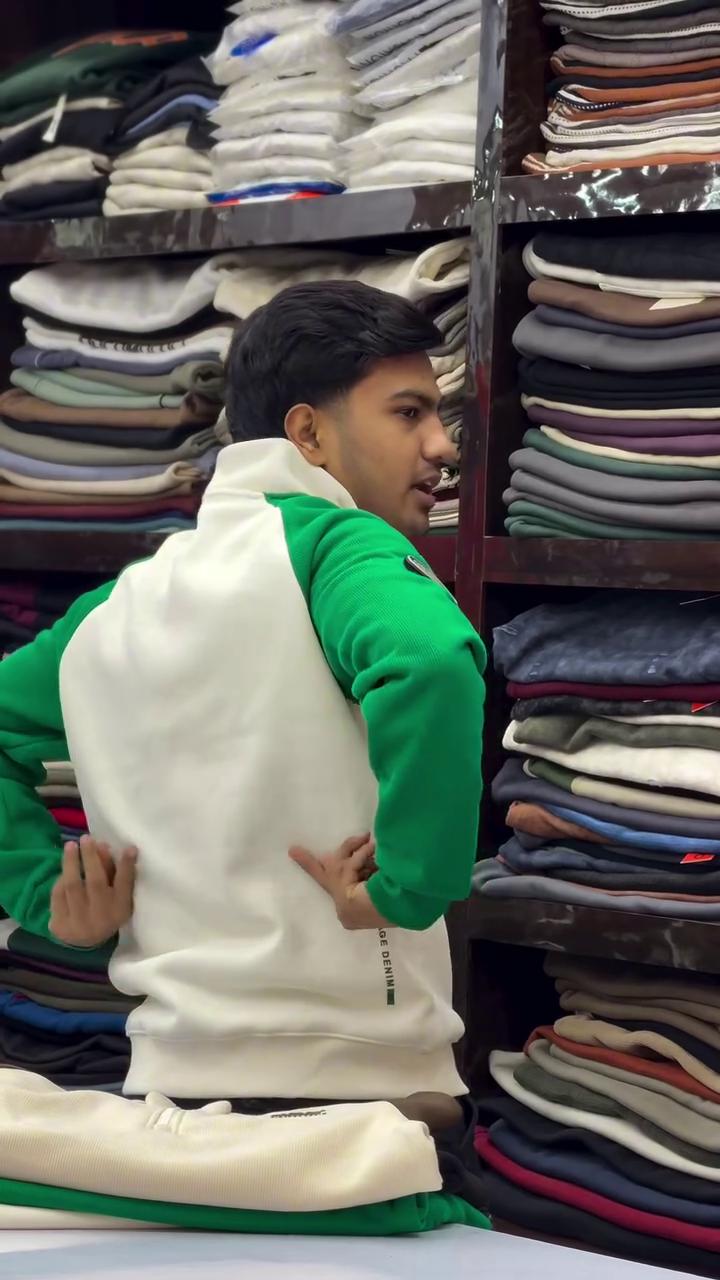 Stylish Winter Sweatshirt Combo 💚🤍