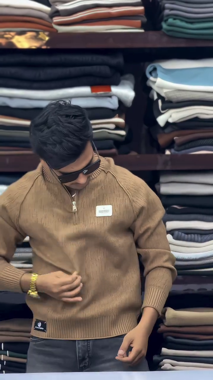 Classic Brown Winter Sweater 🤎