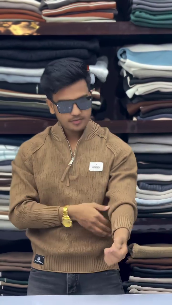 Classic Brown Winter Sweater 🤎