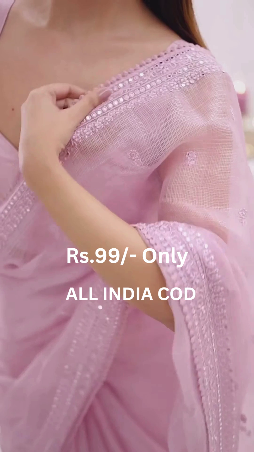 Elegant Pink Party Wear – Only ₹99 | All India COD