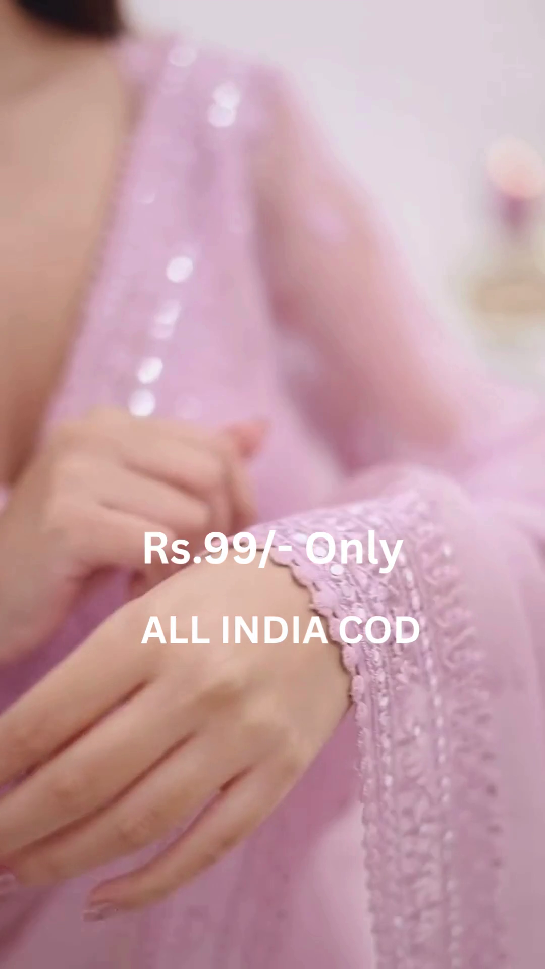 Elegant Pink Party Wear – Only ₹99 | All India COD