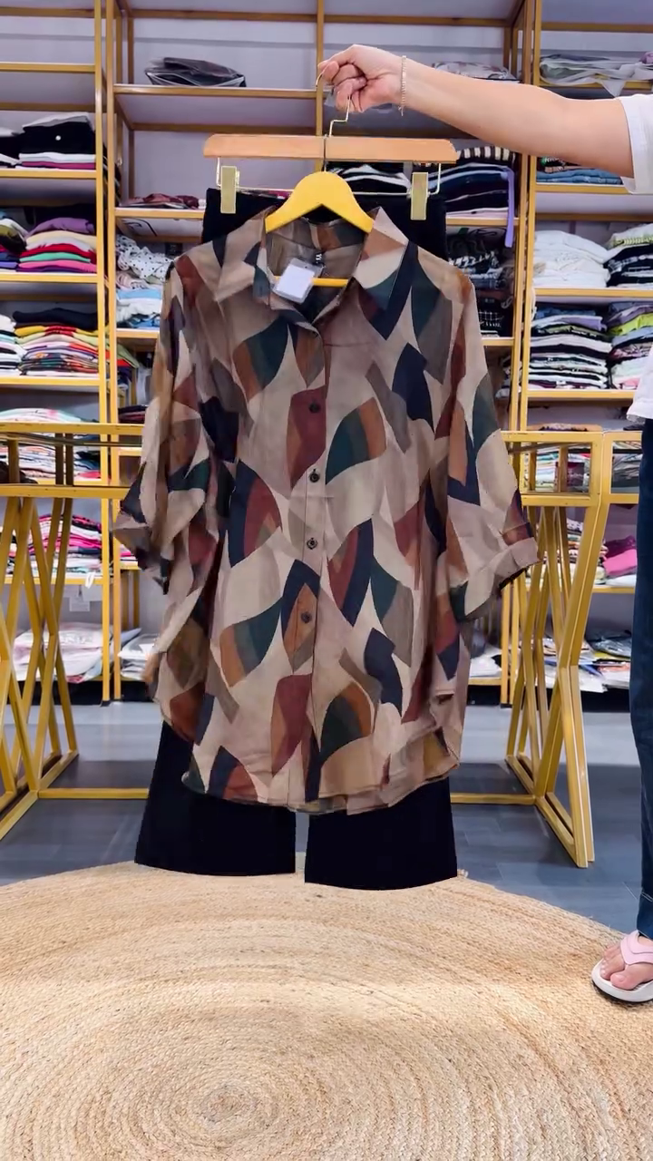 Abstract Printed Shirt