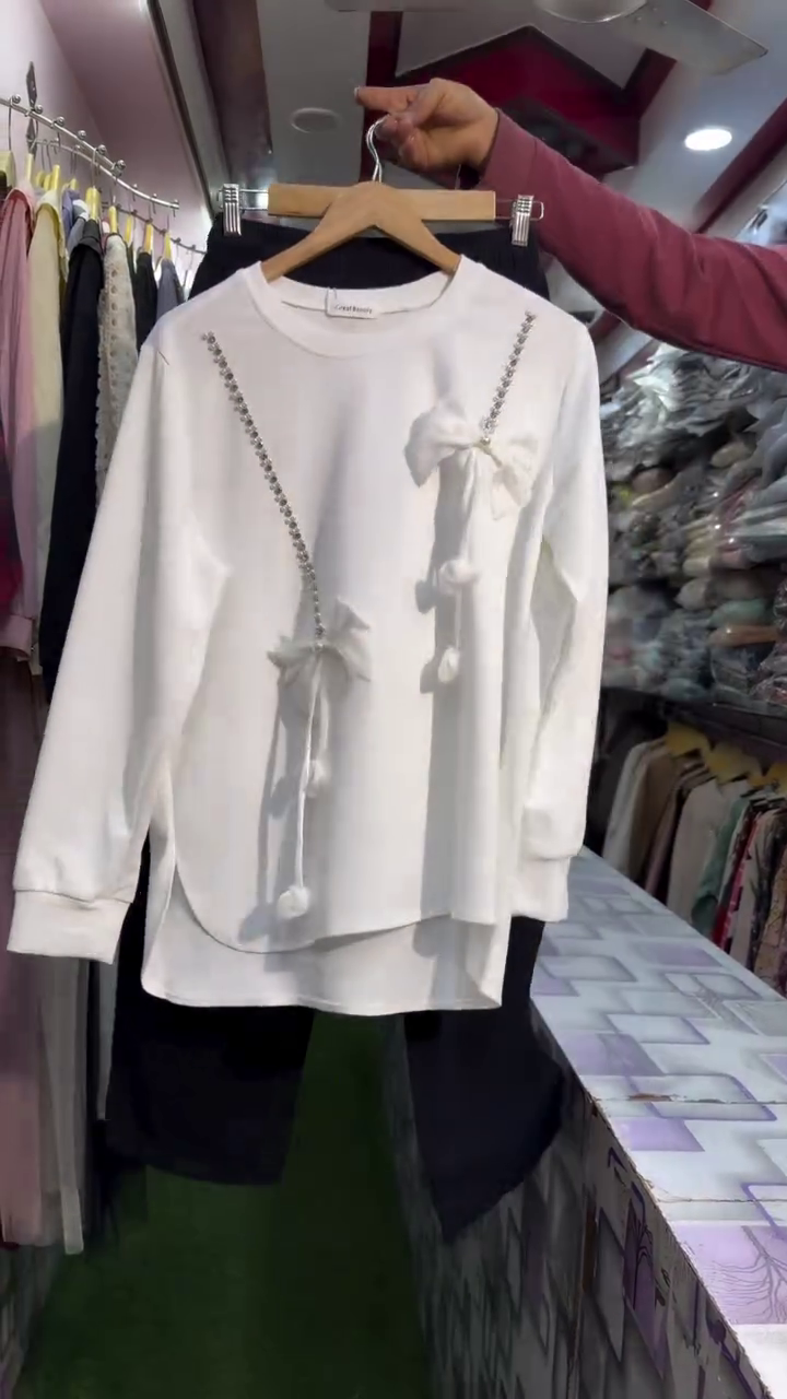 Bow Detail Casual Top