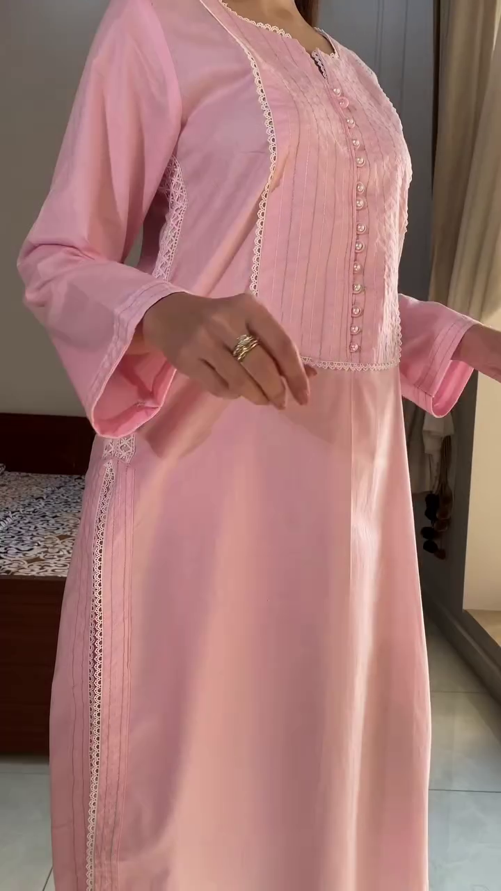 Delicate Pink Suit Set – Simple & Elegant Style