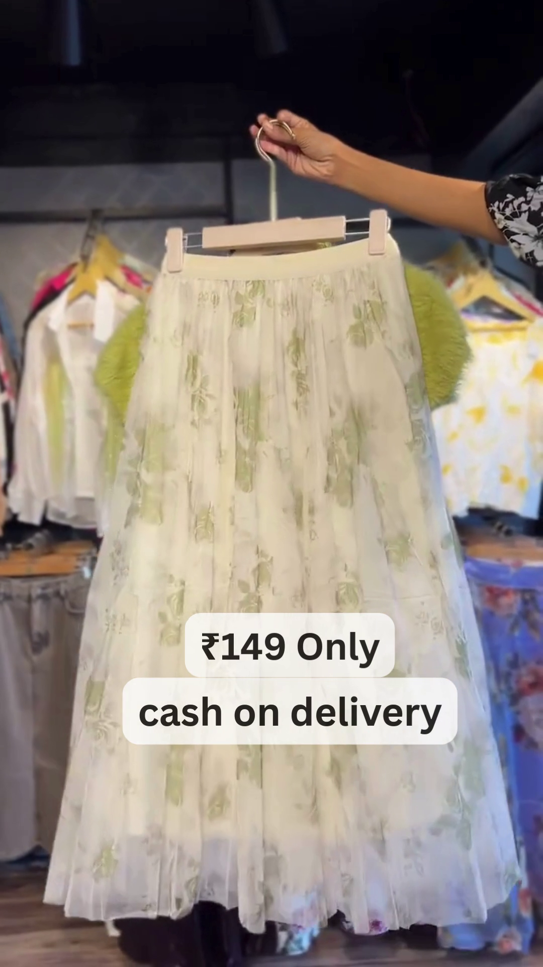 Lime Green Fuzzy Sweater – Bright Winter Style ₹149