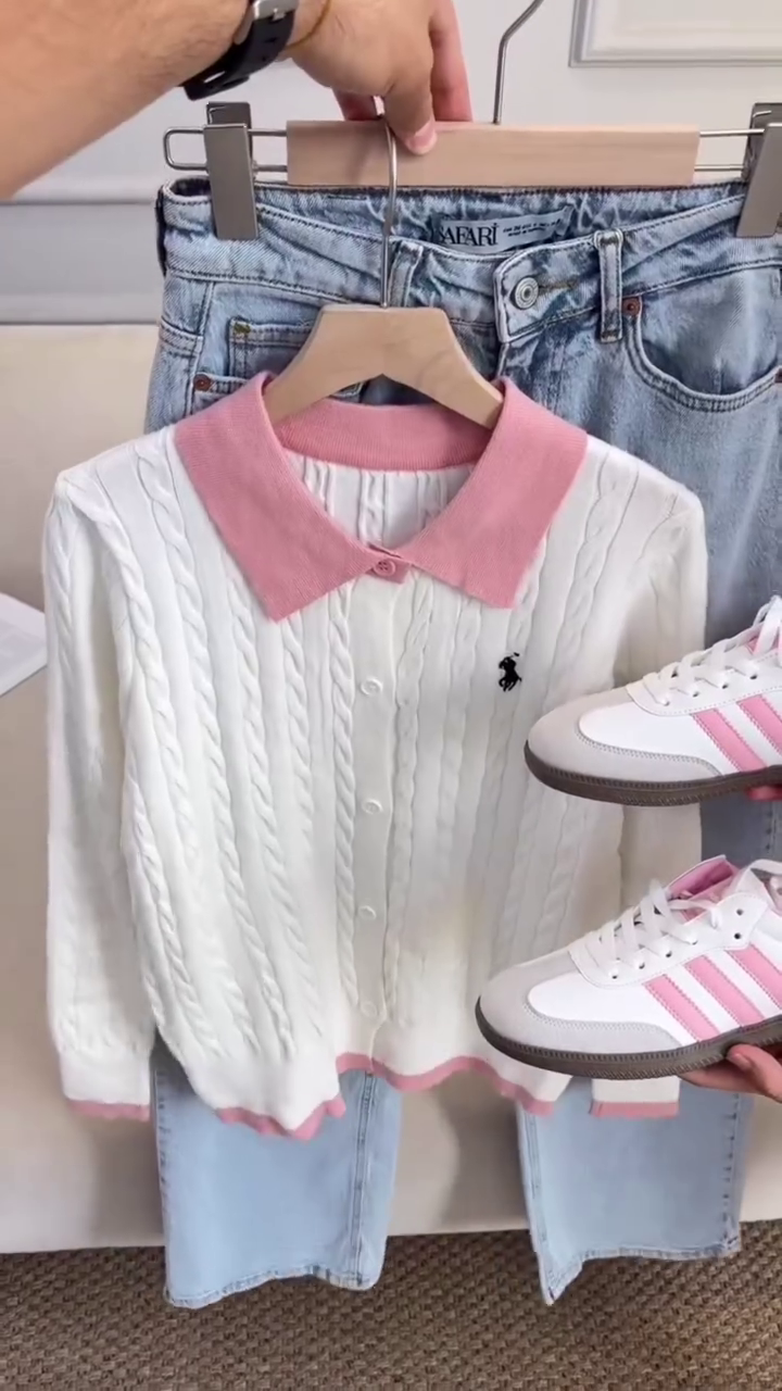 Cozy Cream Fuzzy Sweater Set – Chic Winter Comfort