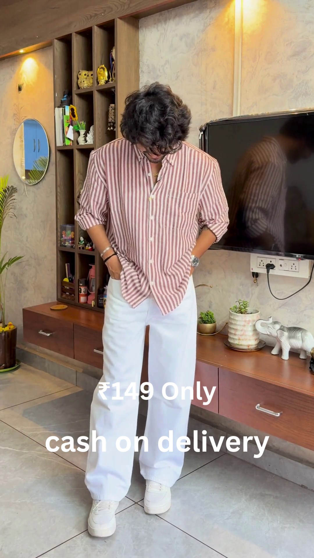 Smart Pink Striped Shirt – Modern Casual Done Right