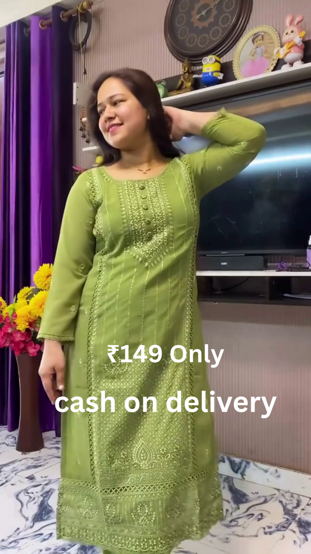 Graceful Green Embroidered Suit – Festive Elegance Made Affordable