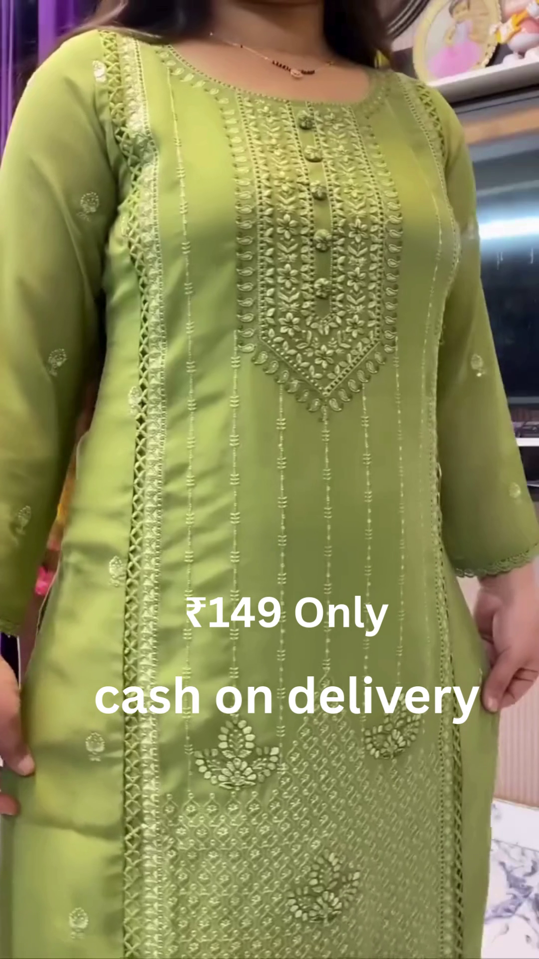 Graceful Green Embroidered Suit – Festive Elegance Made Affordable