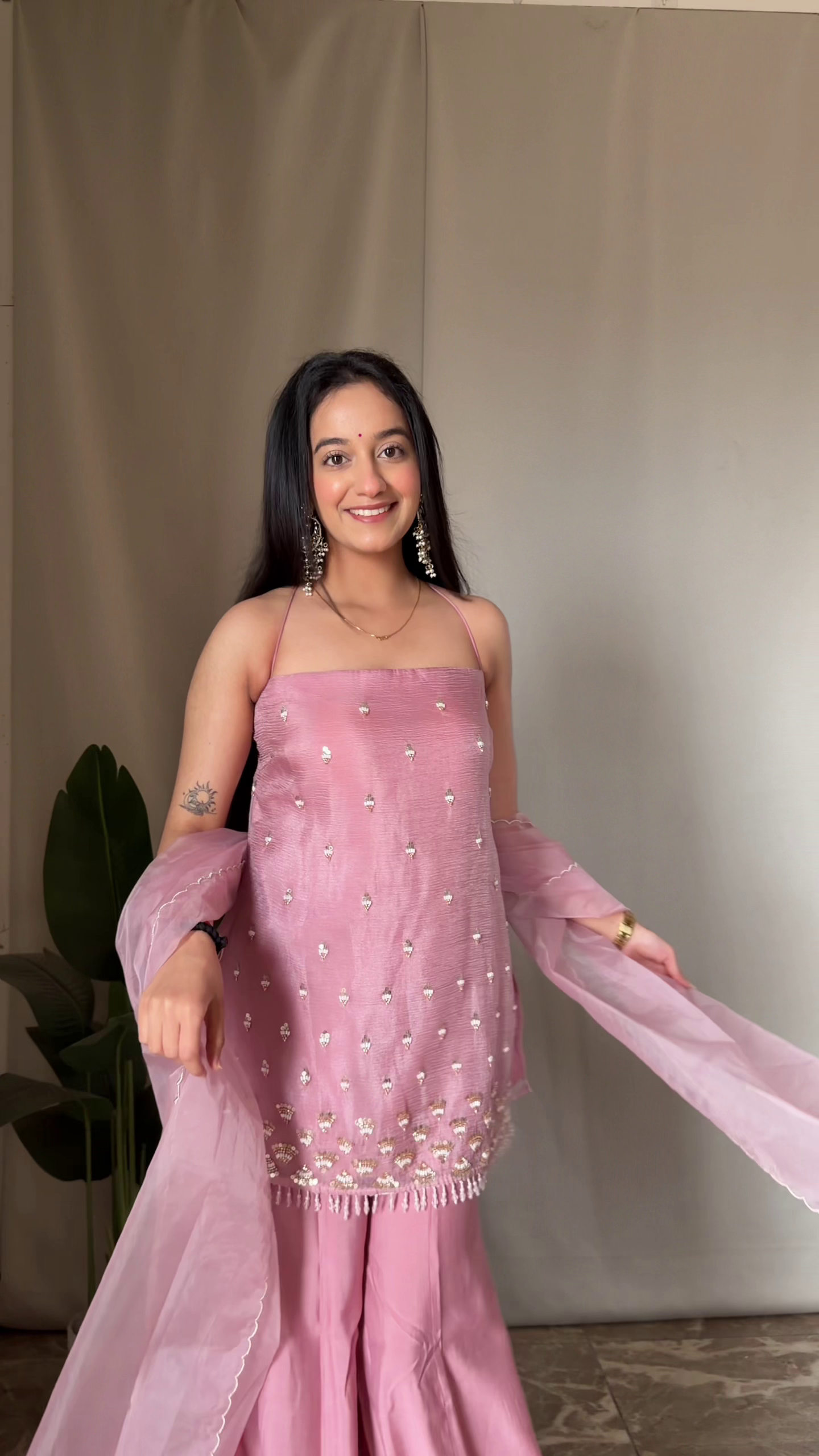 Mustard Yellow Festive Suit with Graceful Dupatta