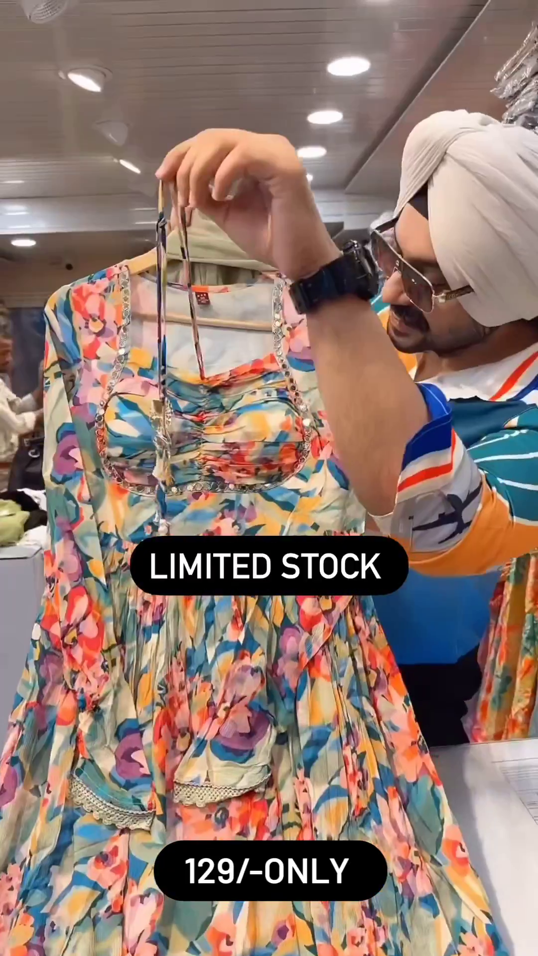 Limited Stock Floral Suit Set – Grab Yours at Rs.129 Only