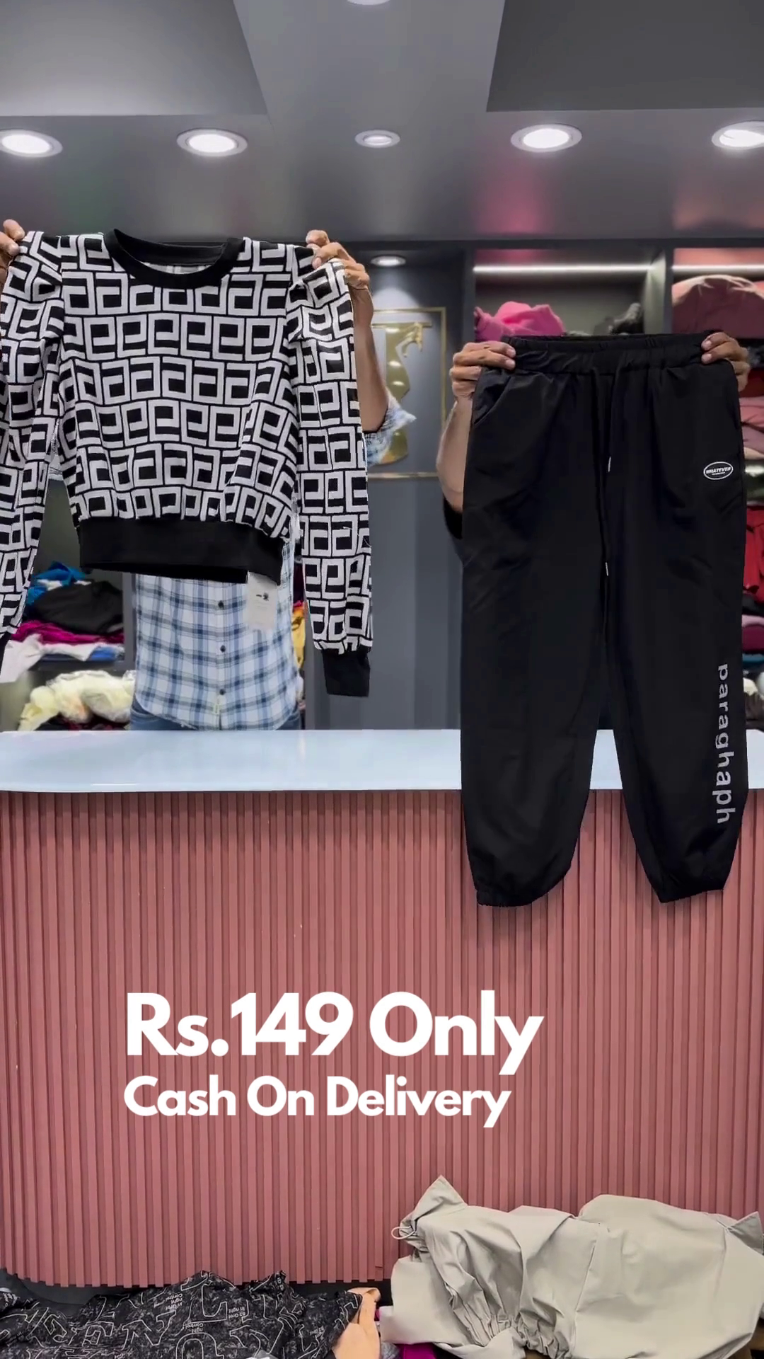 Trendy Geometric Co-Ord Set – Modern Style at Rs.149 Only