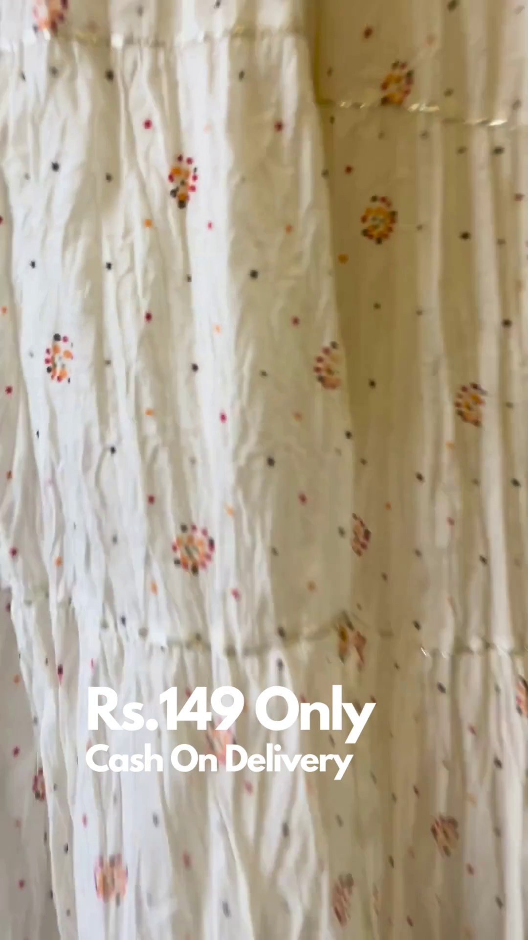Elegant White Embroidered Dress – Simple & Graceful at Rs.149