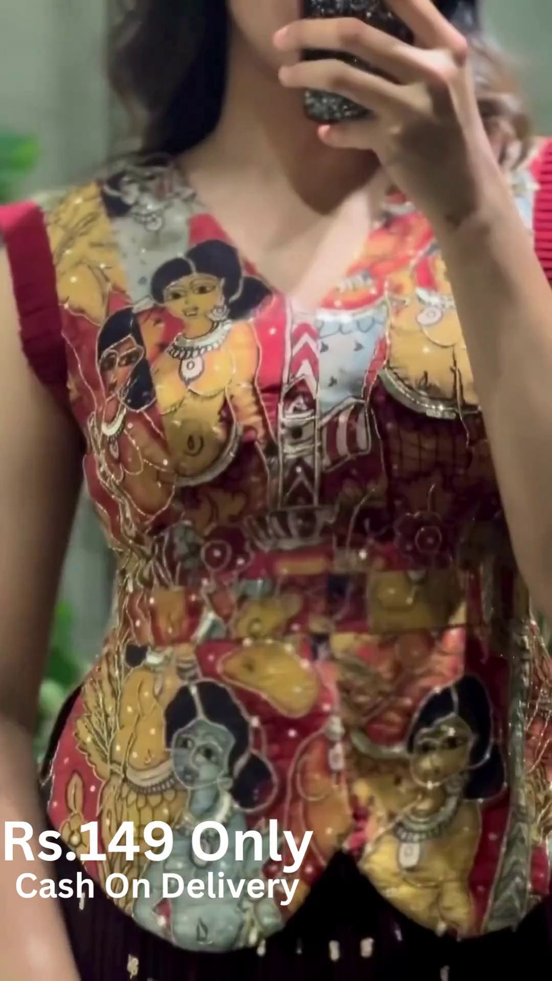 Designer Flared Skirt with Artistic Border – Just Rs.149