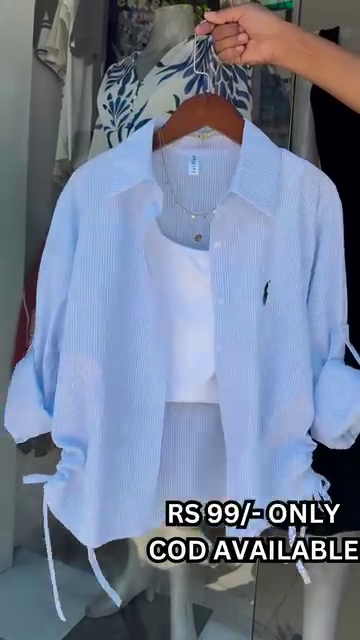 Classic Striped Layered Set – Smart Casual at Rs. 99