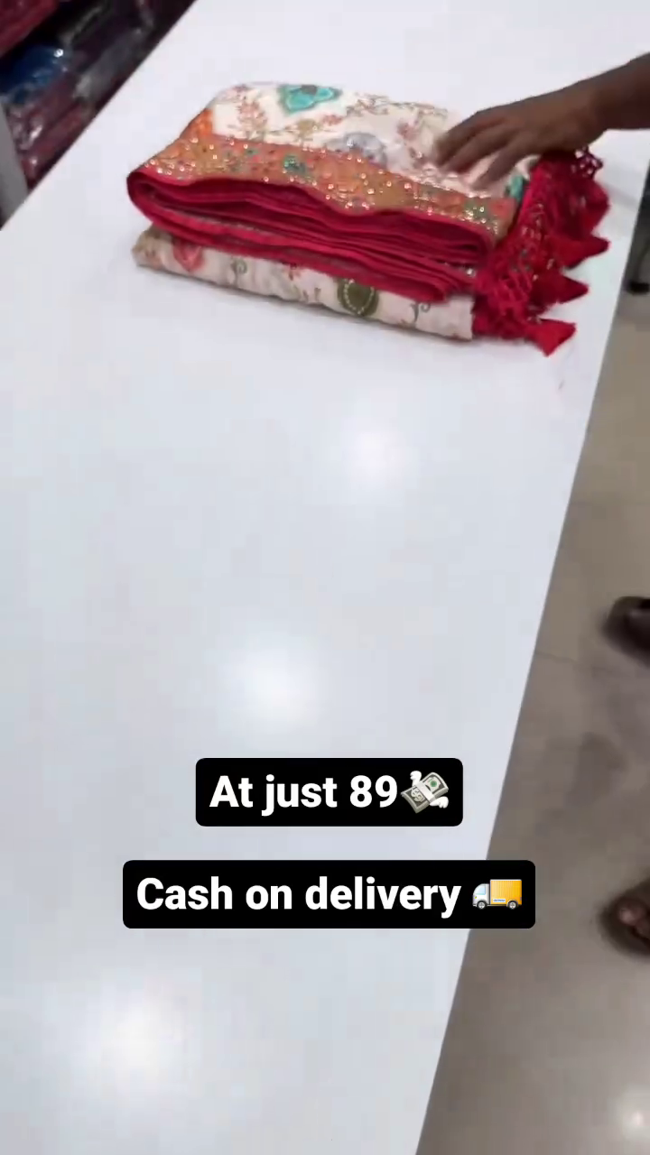 Elegant Embroidered Dupatta – Festive Charm at Just 89