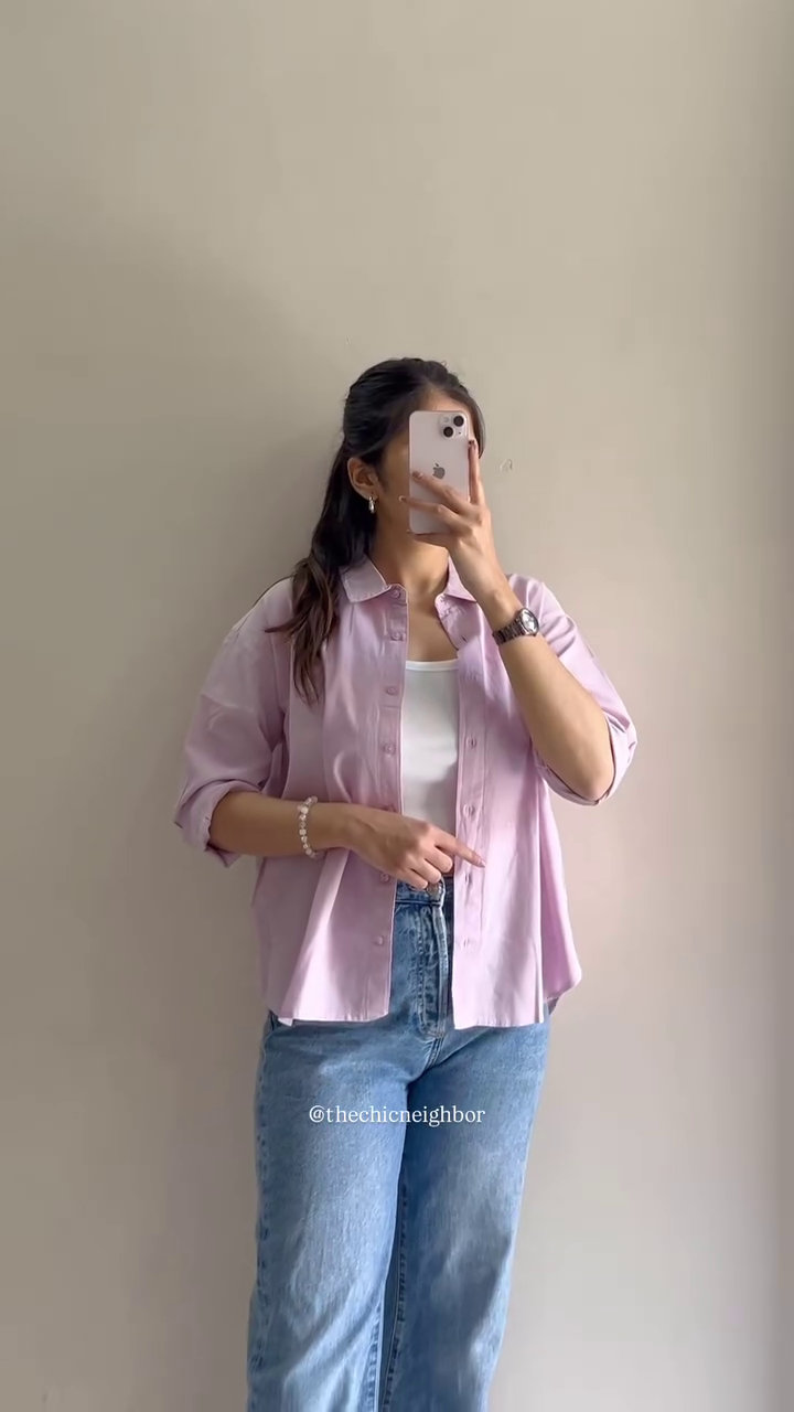 Elegant Lavender Casual Shirt – Simple Summer Style