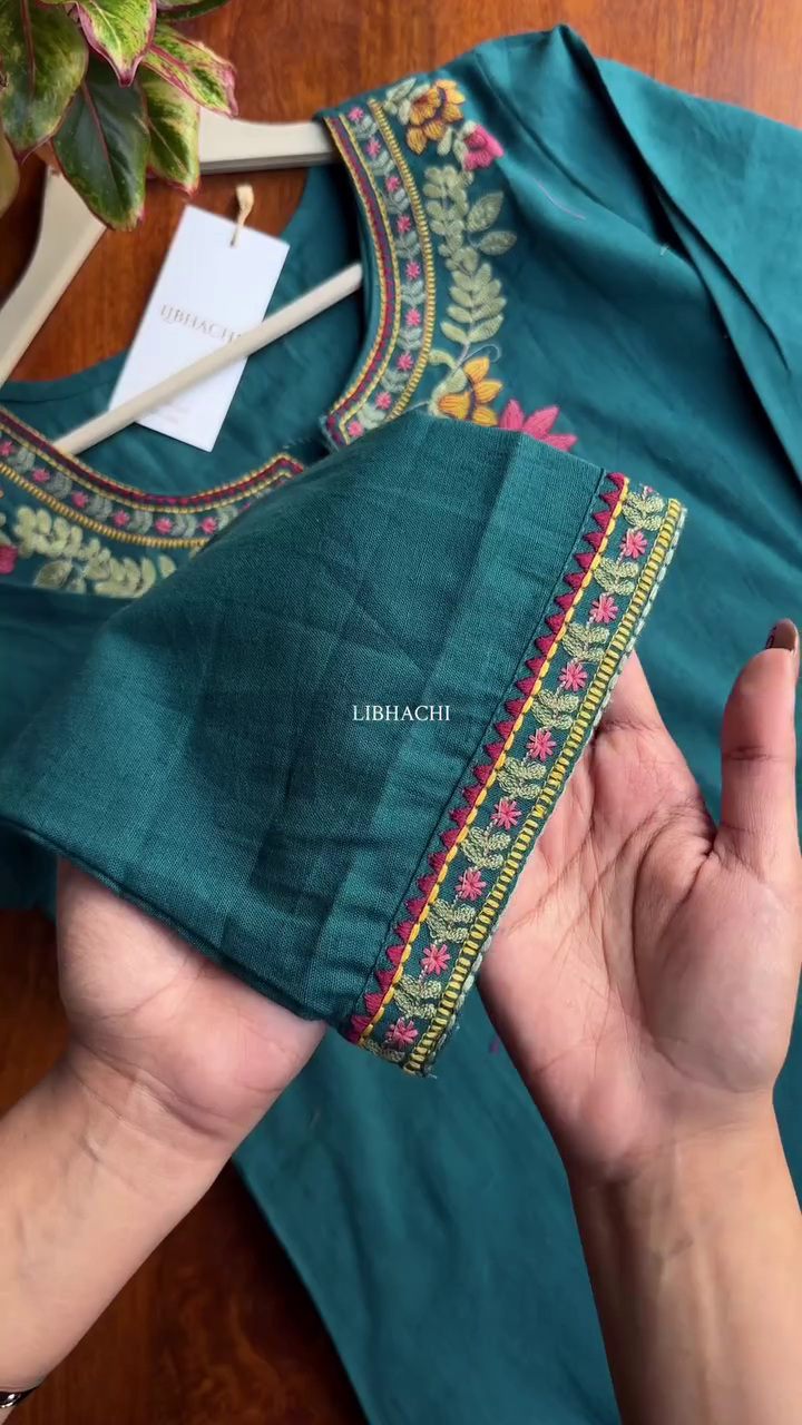 Classic Black Embroidered Kurta – Timeless Ethnic Fashion 🖤