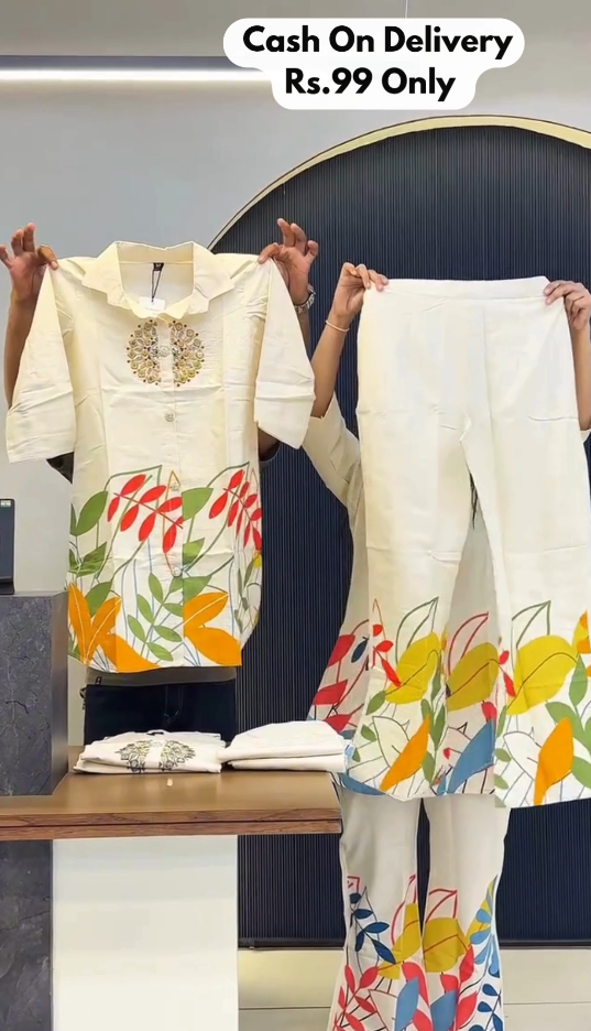 Trendy Printed Co-Ord Kurta Pant Set