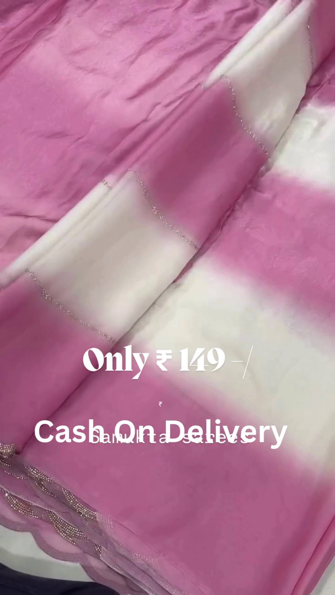 Elegant Pink Designer Saree with Soft Gradient Style