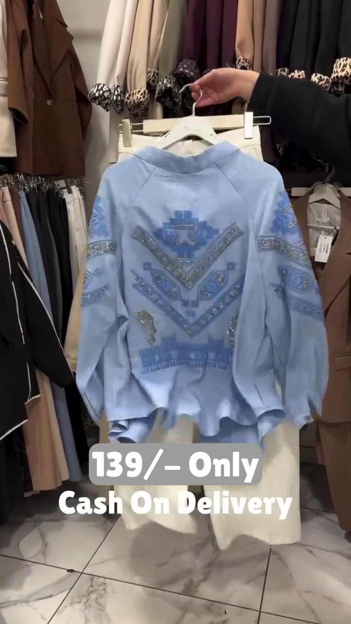 Elegant White Embroidered Co-Ord Set for Modern Casual Style