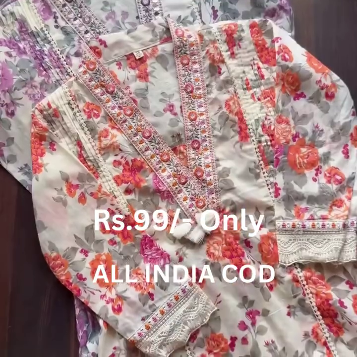 Floral Printed Kurta Set with Elegant Ethnic Touch