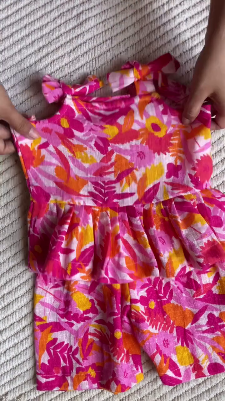 Bright Floral Kids Dress – Fun & Colorful Summer Style