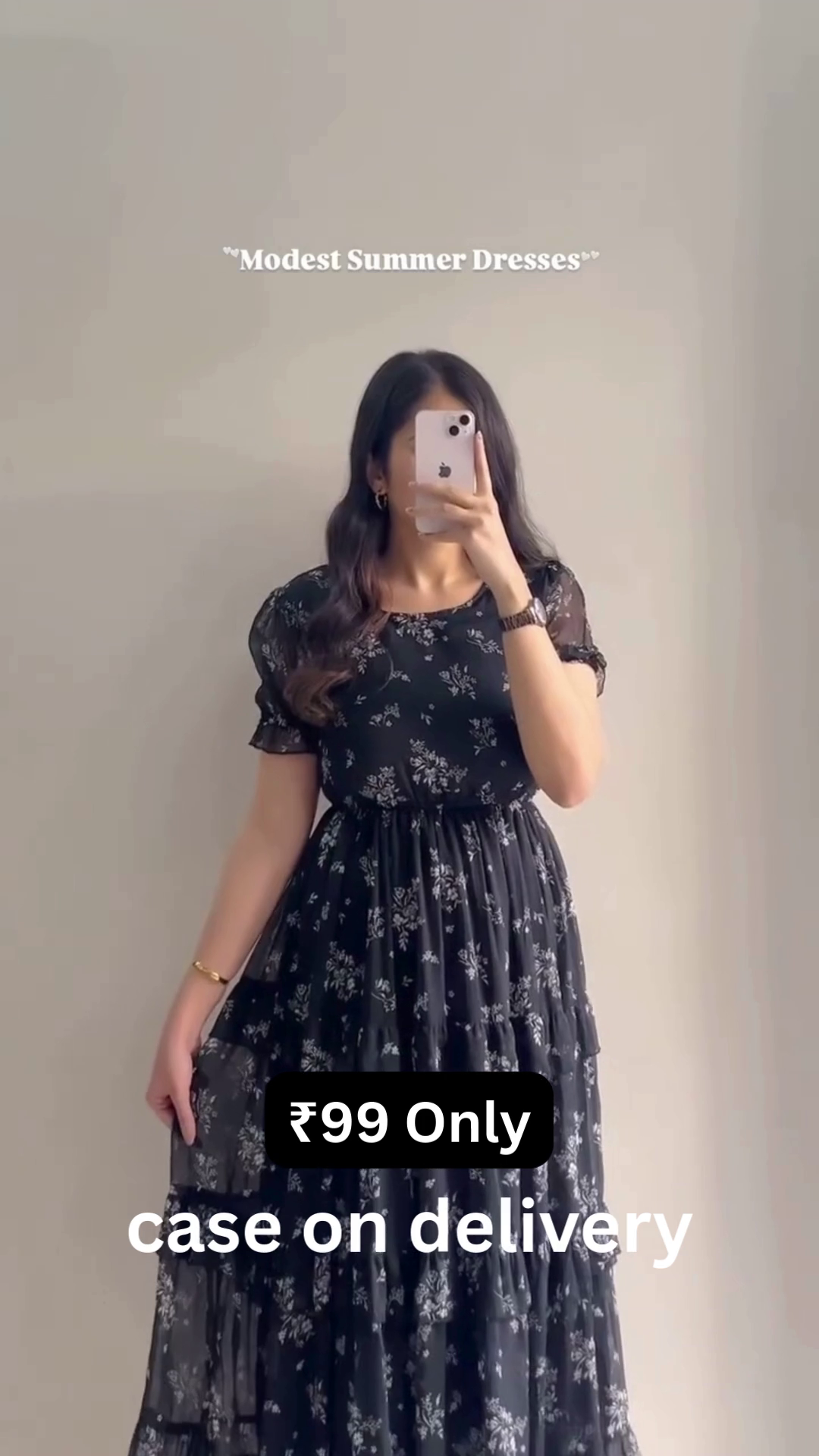 Modest Floral Summer Dress – Comfortable Everyday Style