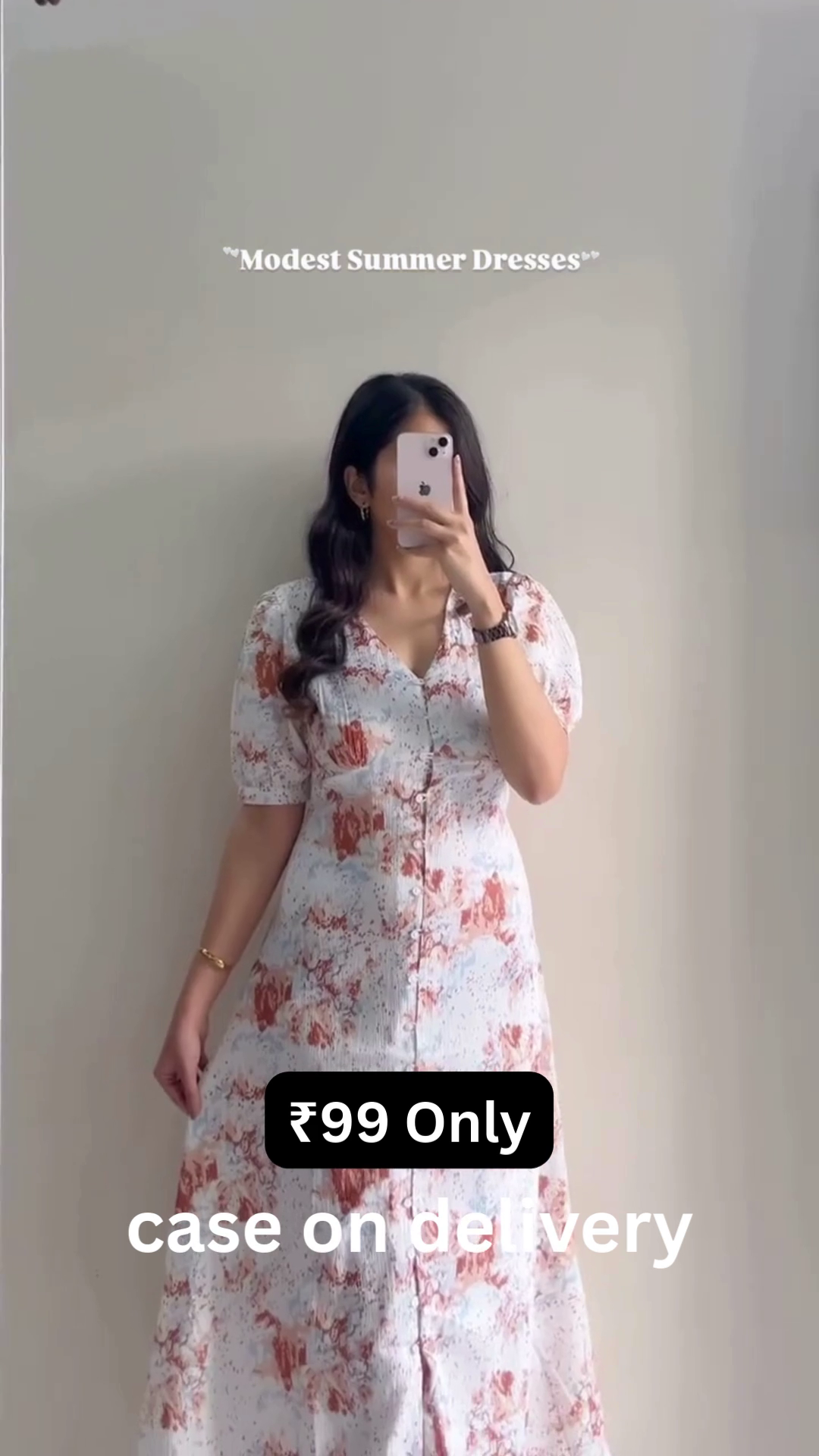 Modest Floral Summer Dress – Comfortable Everyday Style