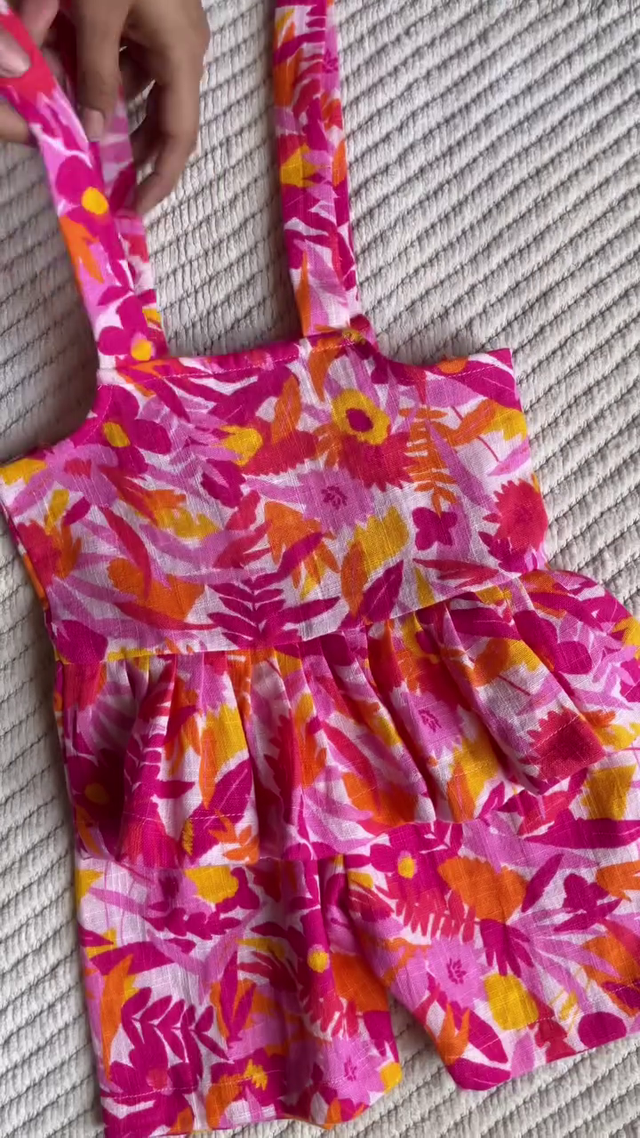 🌸 Cute Floral Kids Dress – Adorable Style in Bright Colors!