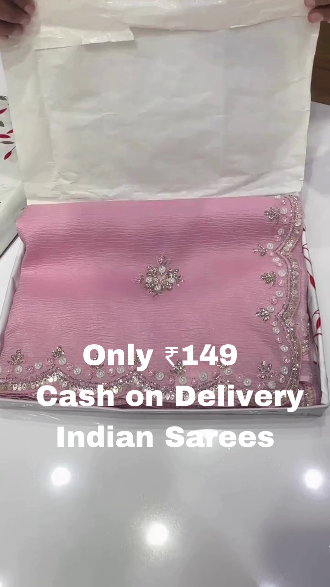 Soft Pink Designer Saree