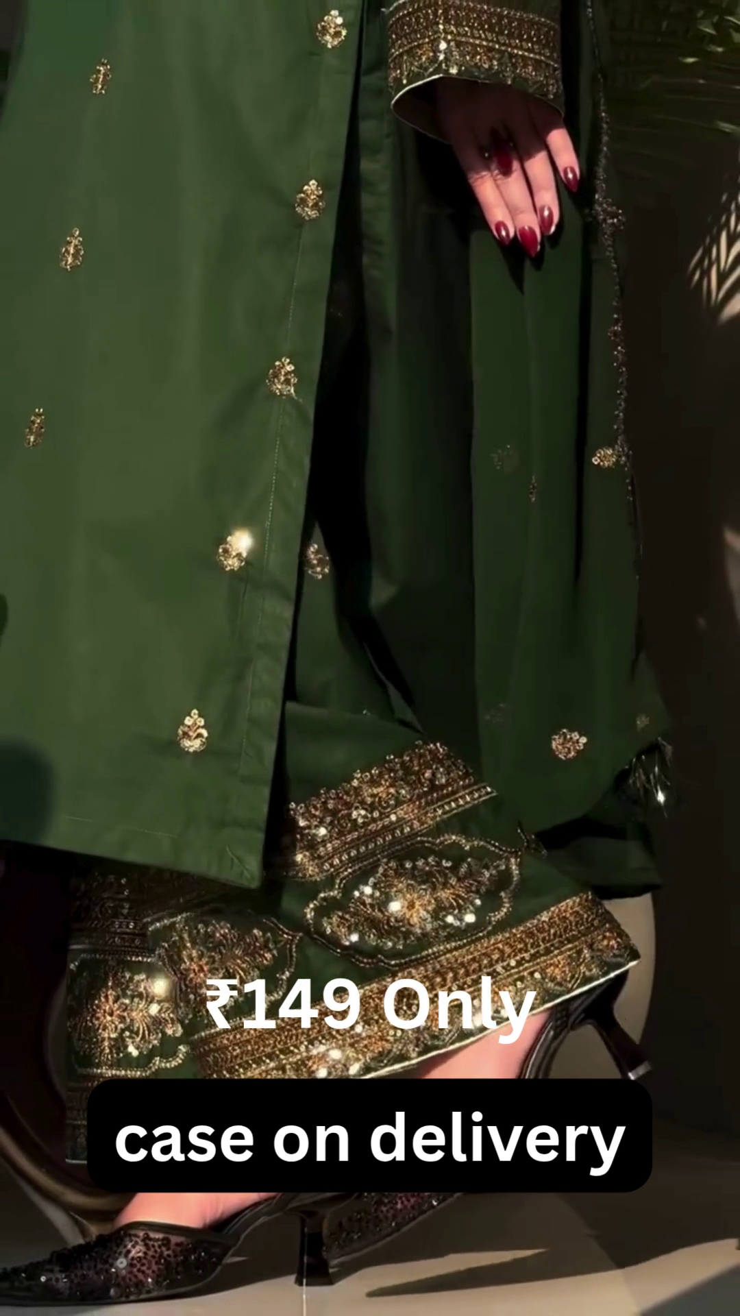 Royal Green Elegance – Festive Ready Suit at Just ₹149