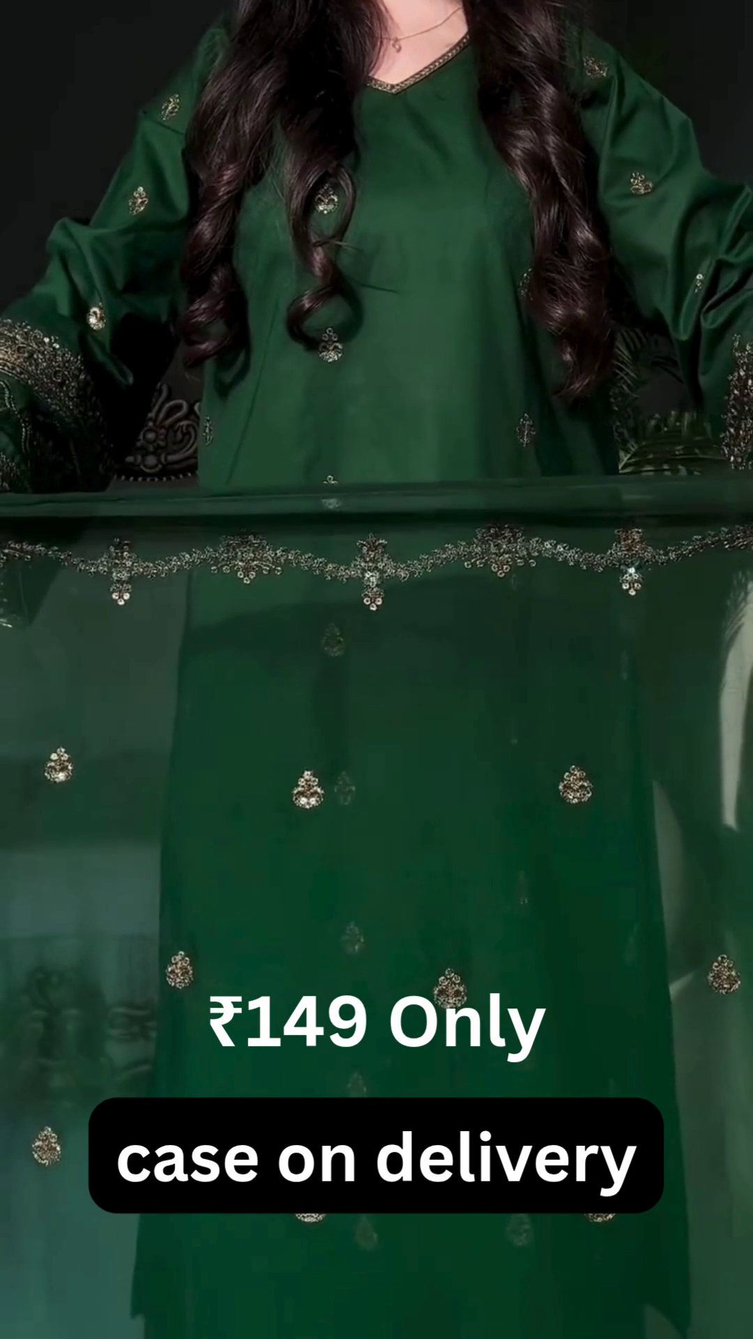 Royal Green Elegance – Festive Ready Suit at Just ₹149
