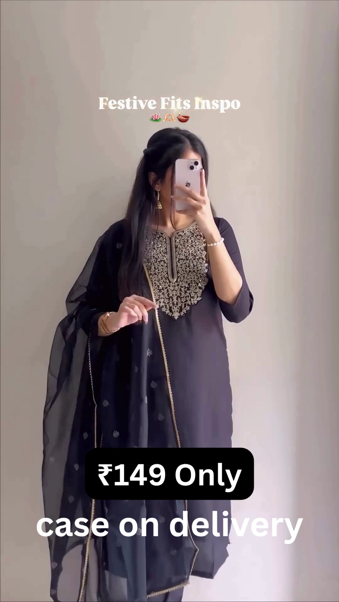 Festive Blue Elegance – Designer Look at Just ₹149