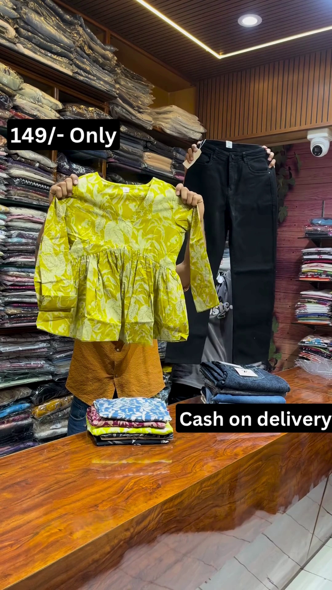 Trendy Combo Deal – Floral Top with White Pants